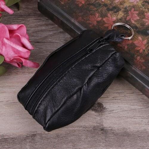 Women Girls Key Ring Wallet Pouch Coin Card Mini Purse Zipper Small Change Bag Fashion design big capacity