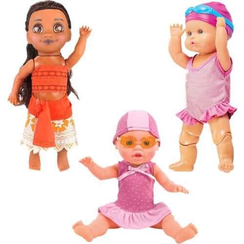 Baby Swimming Doll Summer Waterproof Electric Dolls Children Beach Swimming Pool Water Toy Movable Articulated Electric Dolls