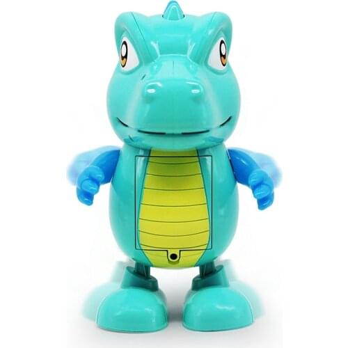 Electronic Dancing Robot Cartoon Cute Animal Dinosaur with Light and Music Dancing Robot Children Toy for Kids Gift