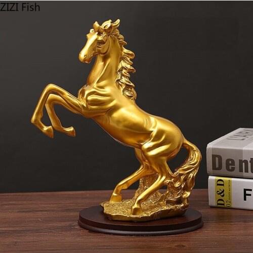 European Retro Horse To Successful Living Room Decoration Home Accessories Wine Cabinet Chinese Study Office Furnishings