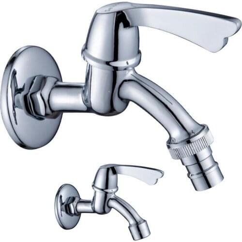 G1/2 Modern Fashion Garden Brass Lengthen Fast Open Faucet Washing Machine Cold Water Faucet Mop Pool Taps