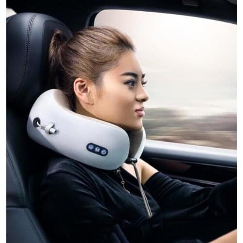 Massage U-Shaped Pillow Multi-Function Shoulder and Cervical Vertebra Electric Outdoor Portable Car Health Care