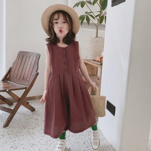 Mihkalev Summer Overalls For Girls