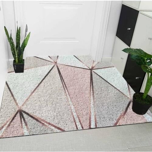 Cutable silk enclosure floor mats large area red carpet door entrance outdoor mats non-slip welcome home door mats plastic rug
