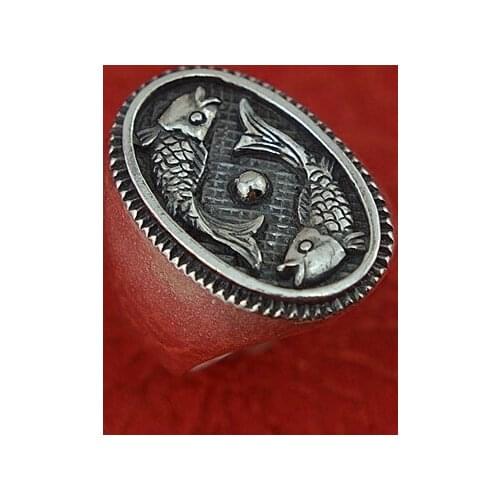 999 sterling silver ring male flat wide restoring ancient ways ring domineering man handmade silver ring