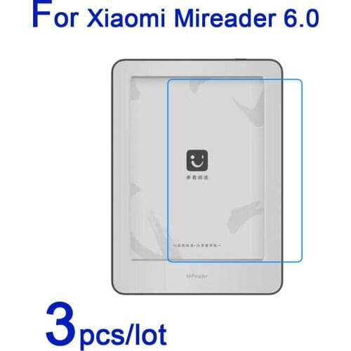 3pcs Soft Screen Protectors for Xiaomi mireader E-book PRO 6" 7.8" Clear/Matte/Nano Anti-Explosion Protective Film duokan