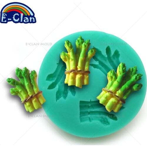 New DIY silicone molds for cake decorating fondant mold mini asparagus cake decoration tools chocolate mould kitchen F0463QC35