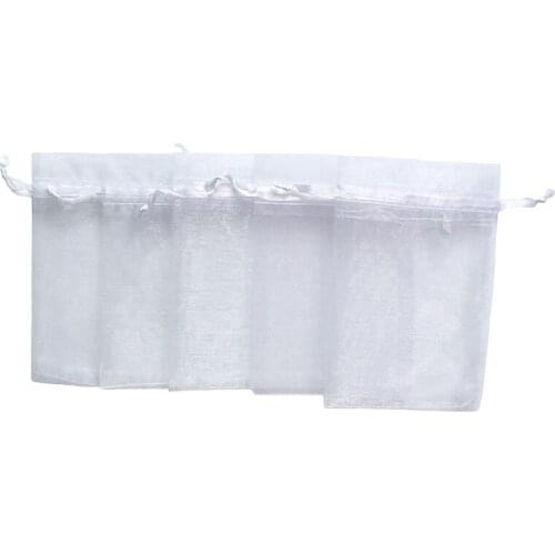 ALY Wholesale 50pcs/lot 30x40cm White Color Organza Bags For Favour Wedding Gift Candy Jewelry Pouches Bags 30*40cm