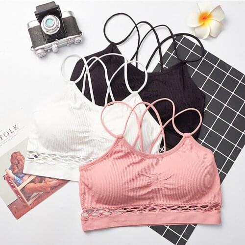 Hollow Out Professional Sports Bra Athletic Sports Bras For Fitness Yoga Running Gym Women Seamless Padded Yoga Bra Sports Top