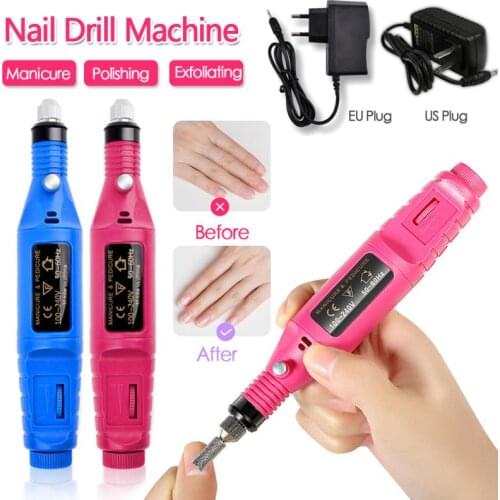 Professional electric nail drill boring machine manicure machine nail file nail drill tool new pedicure tool EU/US plug New