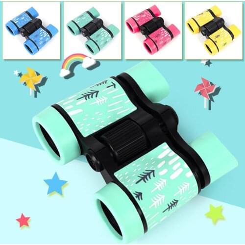 4x30mm Adjustable Toy Binoculars for Kids Bird Watching Educational Learning Hiking Childrens Outdoor Play Toys