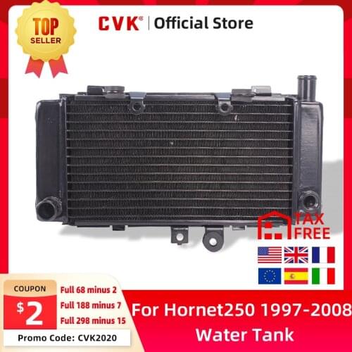 CVK Radiator Cooler Cooling Water Tank For Honda CB250 Hornet250 Hornet CB 250 1997 1998 1999 2000 2001 2002 2003 2004 2005-2008