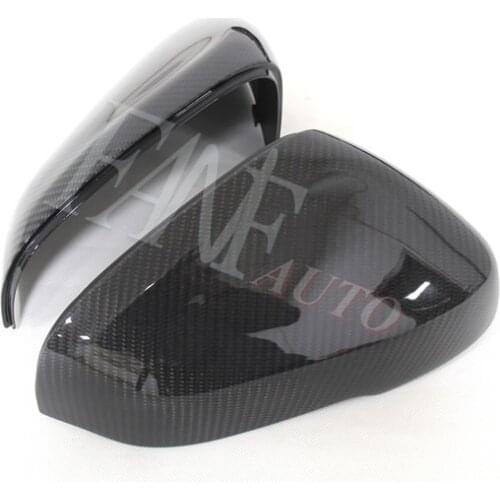 Replacement Carbon Fiber Rear Side Mirror Cover For Volvo V40 V60 S60 2012-2015