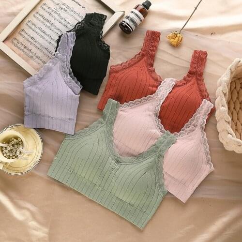 Wireless Bralette Tube Top Women Padded Sport Bra Push Up Underwear Seamless Crop Top Lingerie Female Brassiere