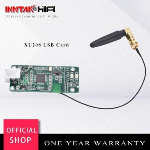 XMOS XU208 I2S USB Card W/ CSR8675 Bluetooth 5.0 APTX-HD USB Digital Interface FOR DAC