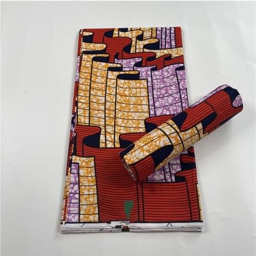 High Quality Colorful Original Wax Fabric New Arrival Reak African 100% Cotton Fabric Wholesale African Print 6yards
