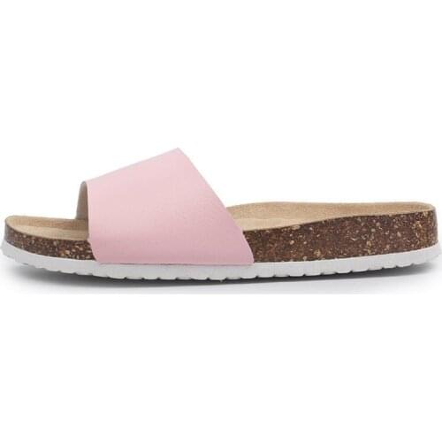 Hot sale 2020 New Fashion Summer Cork Slipper Flat Sandals Women Casual Beach Mixed Color Flip Flops Slides Shoe Flat With 35-43