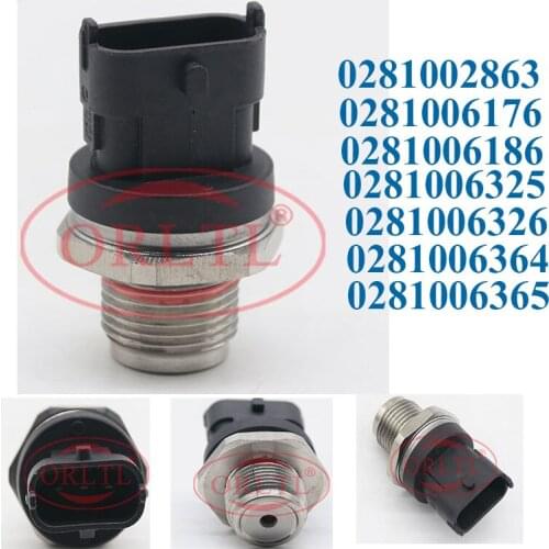 0281002863 0281006176 0281006186 0281006325 0281006326 0281006364 0281006365 Common Rail Fuel High Pressure Sensor for BOSCH