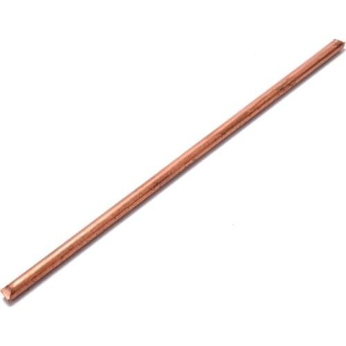 1Pcs Copper Round Rod 99.9% Pure Solid Copper Metal Rod Tube Cu Cylinder Bar Milling / Welding / Metalworking Tool 6X200mm