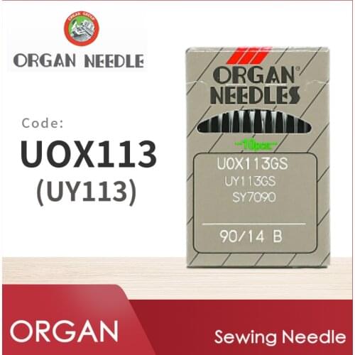 10 PCS UOX113GS (UY113) ORGAN Sewing Machine Needles For Industrial Japan Sewing Accessories SY7090 UO*113GS JUKI BROTHER