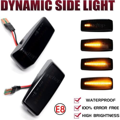 Dynamic Blinkers LED Turn Signal Side Light Repeater Indicator Car Lamp For Benz C E S SL CLASS W201 190 W202 W124 W140 R129