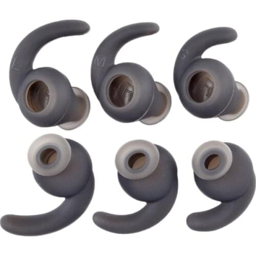 3 Pairs S/M/L Silicone Earbuds Cover With Ear Hook For JBL Sports Bluetooth Headset
