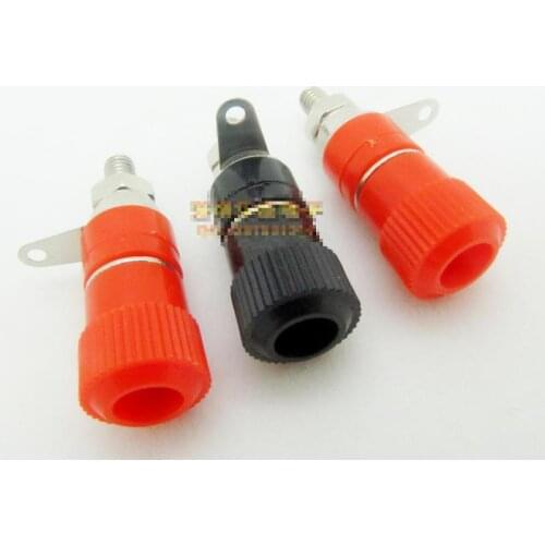 5pairs/lot JS-919 Binding Post Amplifier Board Terminal 4mm Banana Type Female Socket Plug For Instrumentation Devices