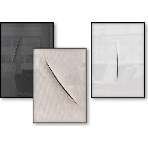 Abstract Knife Cut Mark Picture Poster Art Canvas Wall Art Picture Nordic Style Decorative Pictures Home Decor Canvas Print