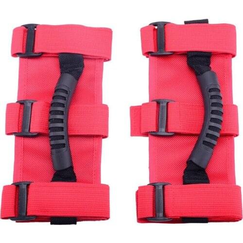 2PCS Car Rear Side Grab Handle Interior Fit For Jeep Wrangler JK CJ TJ YJ VAN