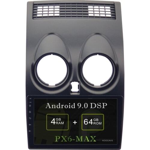 KOOCAVS 9 " IPS Android 9.0 Car GPS Radio Player for Nissan Qashqai 2008 2009 2010 2011 2012 2013 2014 4GB+64G Multimedia
