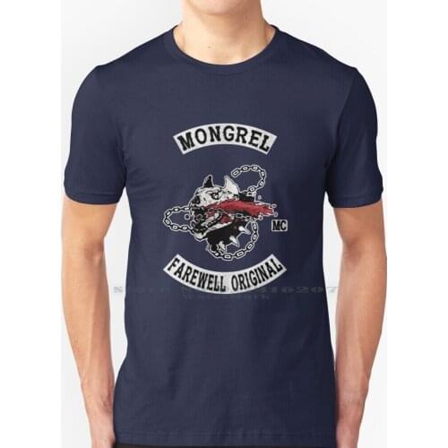 Days Gone - Mongrel Farewell Original Mc T Shirt 100% Pure Cotton Days Gone Video Games Fun Deacon Ps 4 Daysgone Mongrel Farewel
