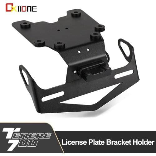 For Yamaha Tenere 700 Motorcycle License Plate Bracket Holder Tenere 700 Rally XTZ700 TX690 Z 2019 2020 2021 Accessories