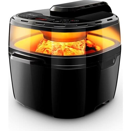 10L Large Capacity Oil-Free Air Fryer Electric Fryer Oven 360°Bake Led Touch Screen Smart Multifunctional Electric Fryer