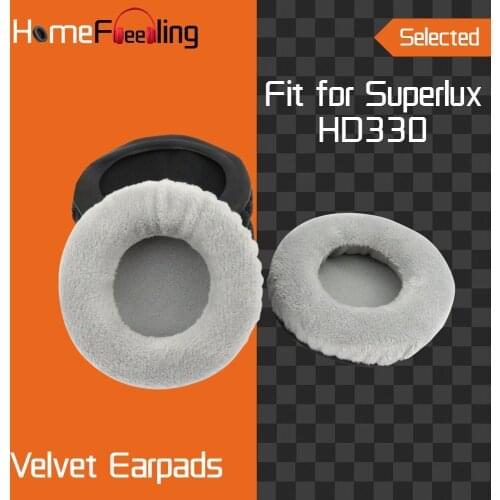 Homefeeling Earpads for Superlux HD330 Headphones Earpad Cushions Covers Velvet Ear Pad Replacement