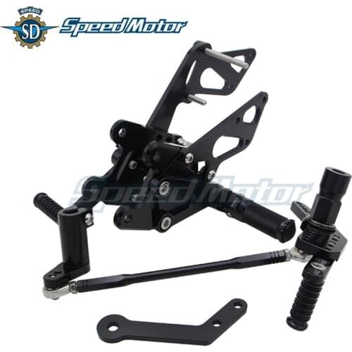 Motorcycle CNCAluminum Lifting Pedal Assembly Adjustable Rear Raise Foot Pedal Suitable for Honda CBR1000RR 2008-2015 Foot Pedal