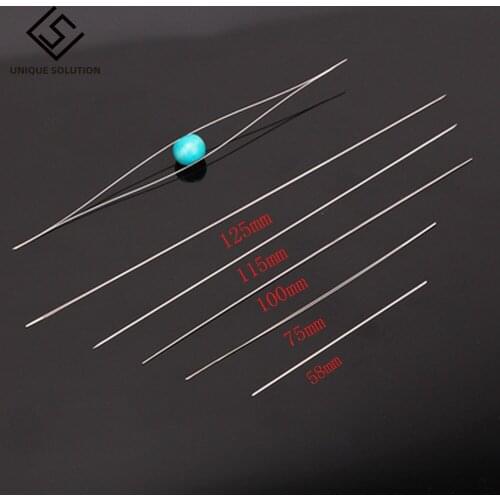 2set/10pcs Steel Large Big Eye Collapsible Embroidery Beading Needle Thread Sewing Needles Assorted Size Jewelry Tool Hot