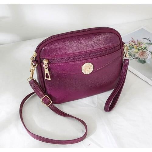 2020 New Sweet Fashion Female Handbag Multi-function Dual-use Messenger shouldeBag High-quality PU Leather Women Cross Body Bag