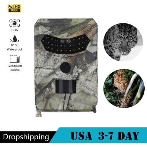 Hunting IR Camera PR100 12MP HD-1080 Photo-Trap Night Vision Trail Camera Scout Wild Outdoor Hunter Video Waterproof Cameras