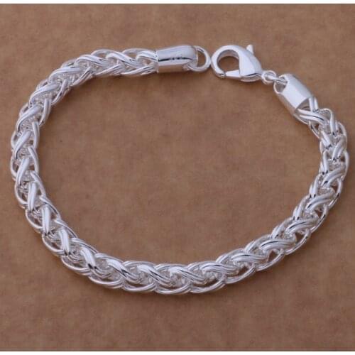 SL-AH255 Wholesale Silver Color Gift Women Lady Nice High Quality Fashion Jewelry Elegant Shrimp Buckle /bljakcqa Akiajbpa