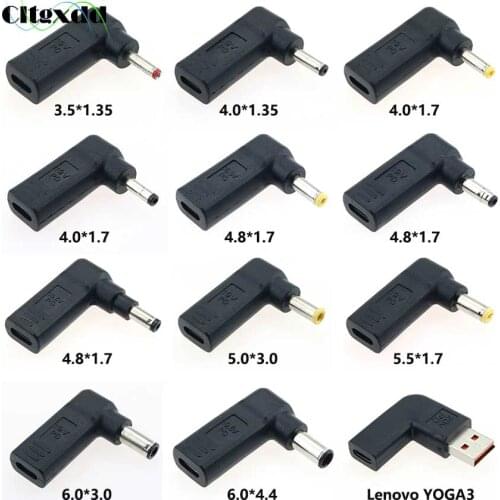 1PCS PD Spoof Adapter Plug Converter USB Type C Female to 3.5*1.35mm 4.0*1.7mm 5.0*3.0mm Male Laptop DC Power Jack Connector