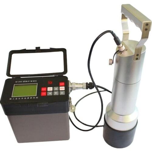 Handheld four channels gamma-ray spectrometer