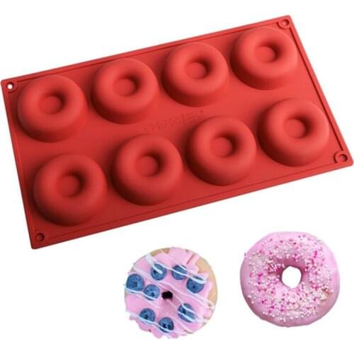 Silicone DIY Donut Maker Non-Stick Baking Pastry Cookie Chocolate Mold Muffin Cake Mould Dessert Decorating Tools