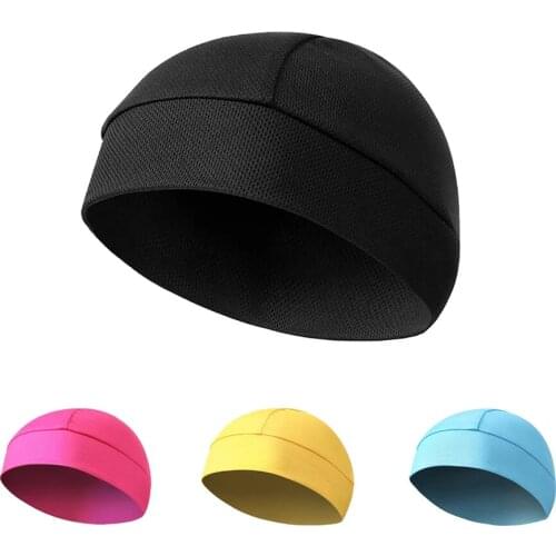 Sports Cooling Skull Cap Cycling Caps Unisex Sports Hat Summer Breathable Quick-drying Outdoor Sport Headwear Cycling Cap