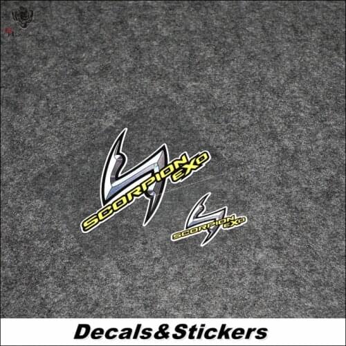 NO.L067 SCORPION EXO 3M Reflective Modified Stickers Car Helmet MOTO GP Waterproof Decals Racing Motorcycle