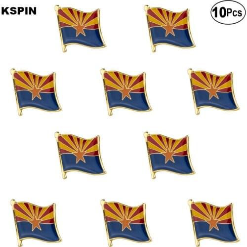 U.S.A Arizona Lapel Pin Flag badge Brooch Pins Badges 10Pcs a Lot