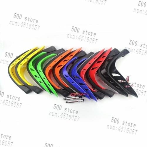 Free shipping Universal Motorcycle Handguards Motocross Hand Guards One Set Combination Handlebar Protector With LED Turn Signal