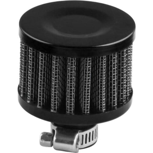 Universal 12mm Car Air Filter Clip-On Auto Round Conical Cold Air Intake Filter Kit Vent Crankcase Breather Part Auto Accessory
