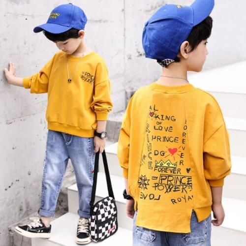 Cool Spring Autumn Tops Boys Sweatshirts Jacket Coat Kids Overcoat Outwear Teenager Children clothes High Quality