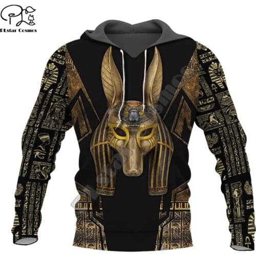 PLstar Cosmos Horus God Eye of Egypt Pharaoh Anubis Ancient Egypt Funny 3DPrint Zipper/Hoodies/Sweatshirt/Jacket/Men/Women B-8