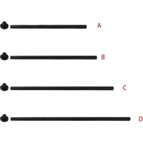 3D Printer Parts T8 PTFE Teflont Screw Lead 2mm with Pom Nut for Ender-3 Ender 3 Pro V2 Ender5 Sidewinder X1 VORON